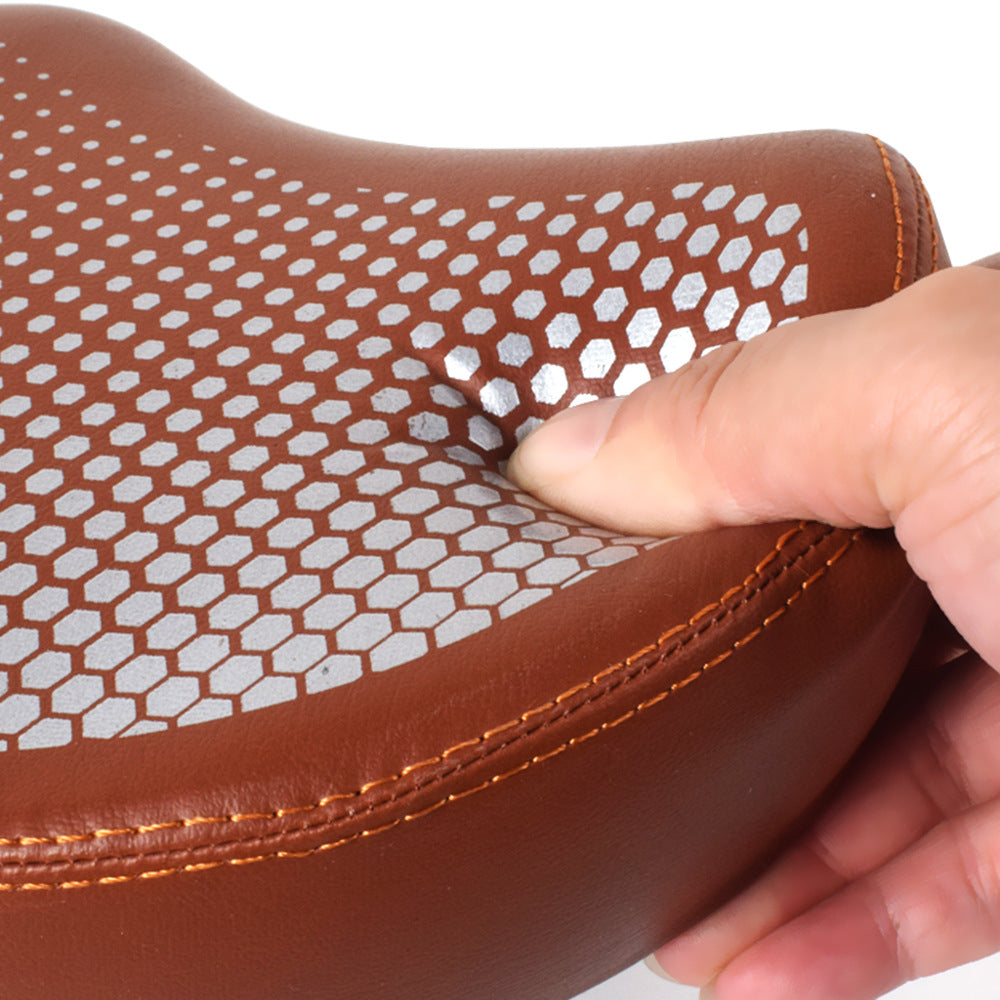 Eloria Oversized Nose-less Bicycle Saddle with Shock Absorption Ability