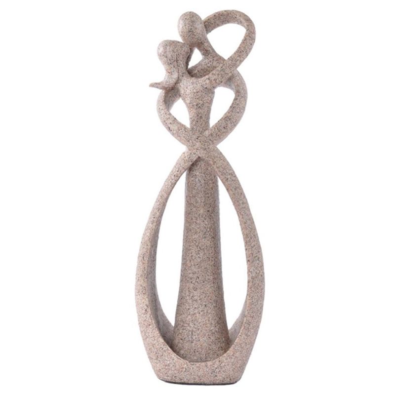 Royeva Abstract Couple Figurine-Romantic Love Sculpture For Home Decor