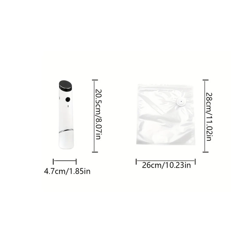 Royeva Portable Handheld Rechargeable Vacuum Sealer for Food Preservation & Storage