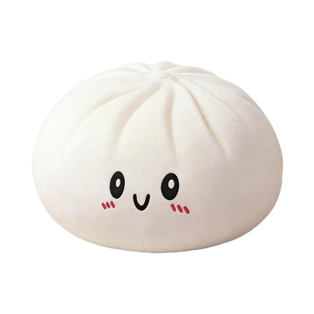 Novara Smiling Dumpling Plush Pillow-Soft Kawaii Food Stuffed Animal Toy