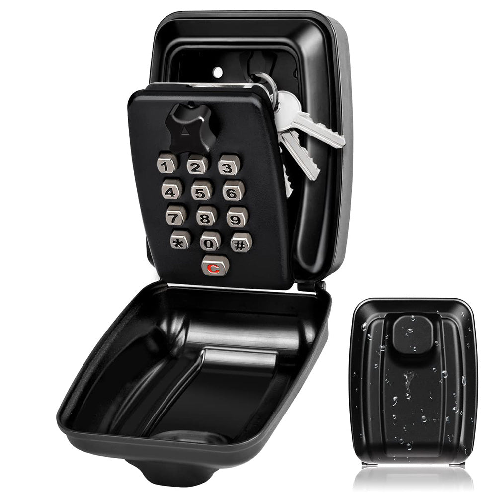 Royeva Outdoor Weatherproof Wall Mount Key Safe With Combination Lock