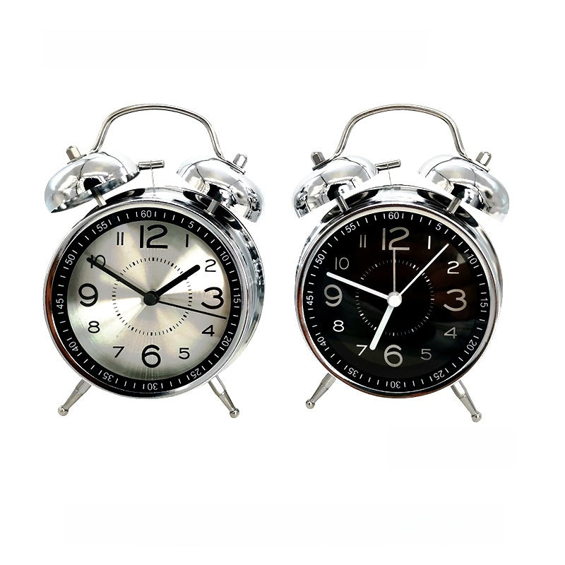 Royelle Retro Twin Bell Alarm Clock-Loud Analog Clock for Bedroom