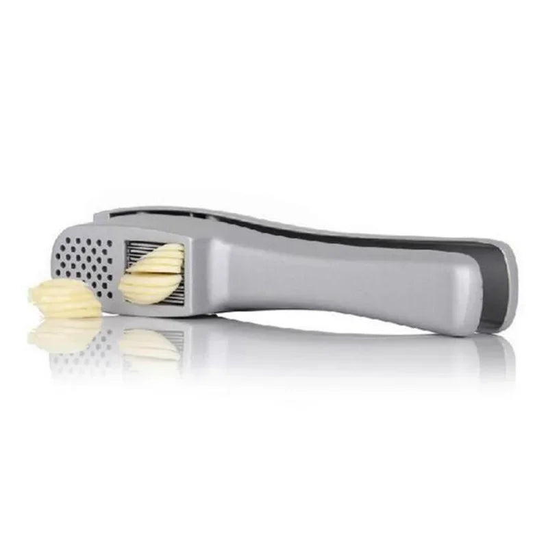 Royora 2-in-1 Aluminum Alloy Garlic Press & Slicer for Easy Kitchen Prep