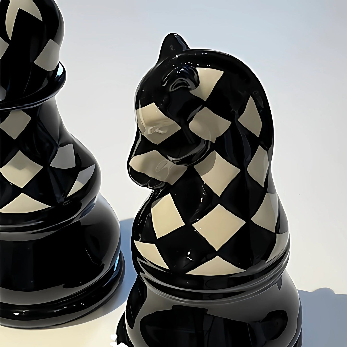 Ceramic Chess Piece Toothpick Holder - Luxury Desktop Decor 6