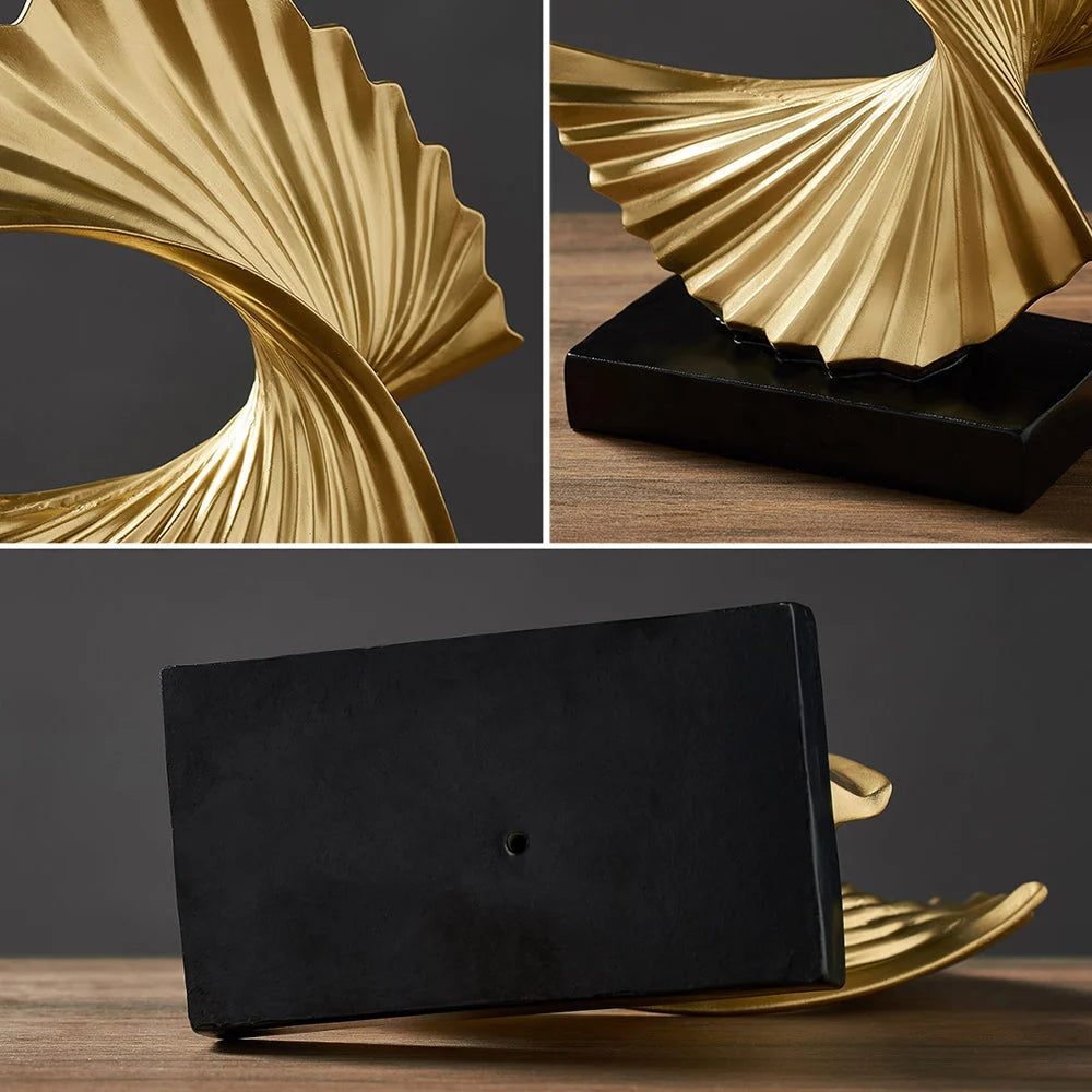 Elegant Half Moon Sculpture – LunarGrace 4