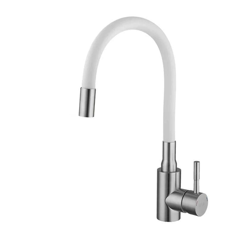 Flexible Kitchen Tap – Bendable Hose Faucet with Hot & Cold Water 10