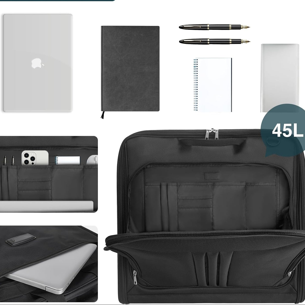 Foldable Waterproof Travel Garment Bag – Carry-On Suit Organiser with Strap 3