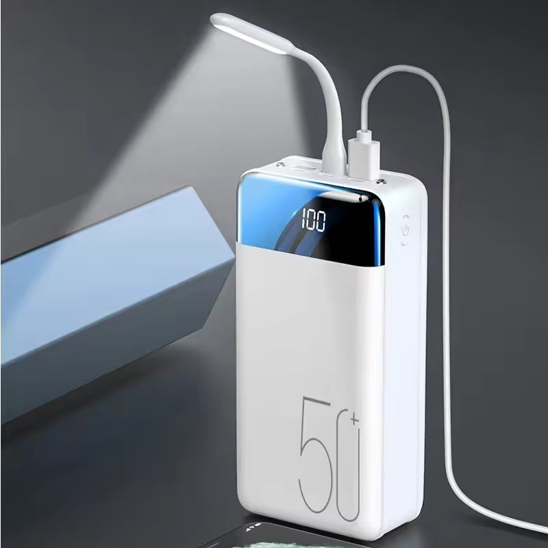 Sovere 50,000 mAh Power Bank, Fast Charging Portable Phone Charger with Multiple Ports