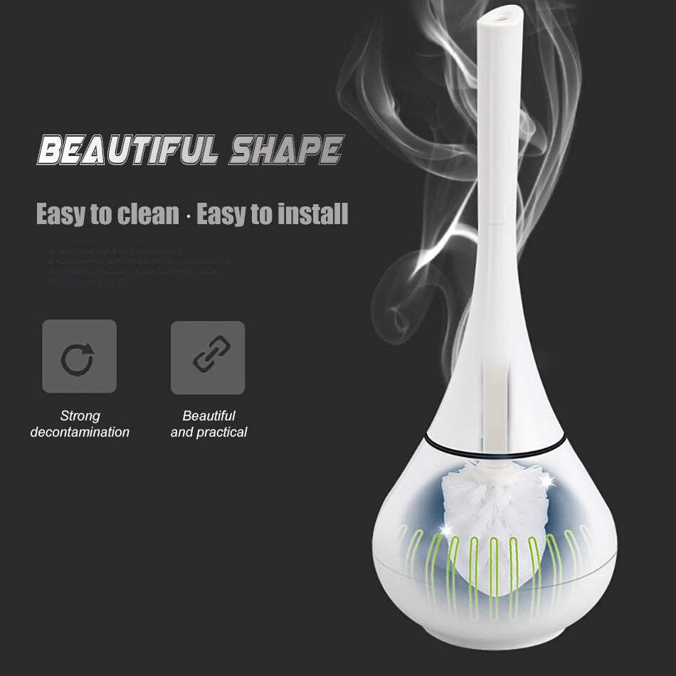 Royora Silicone Toilet Brush for Deep Cleaning and Hygienic Bathroom Maintenance