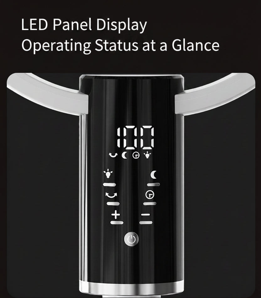 Royora Oscillating Pedestal Fan with 10 Speeds, 90-Degree Oscillation & Remote Control