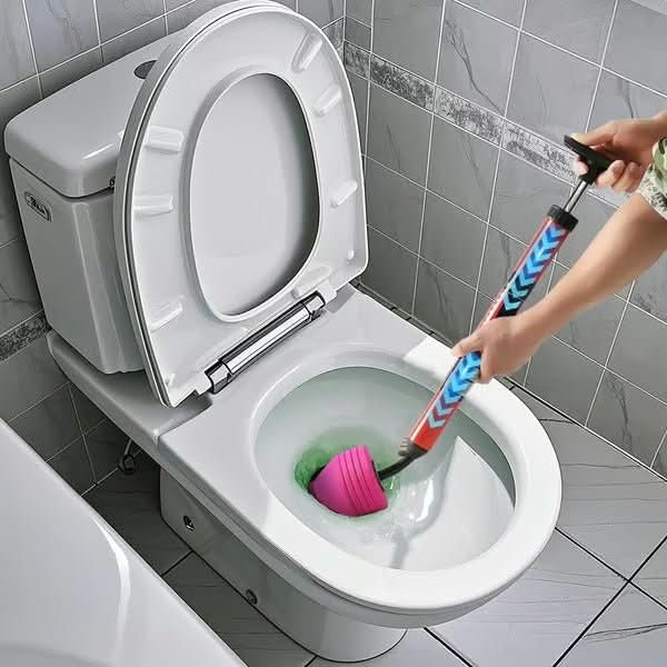 High-Pressure Toilet Plunger for Quick Clog Removal | Eco-Friendly Design to Unblock Toilets, Sinks, and Drains 6