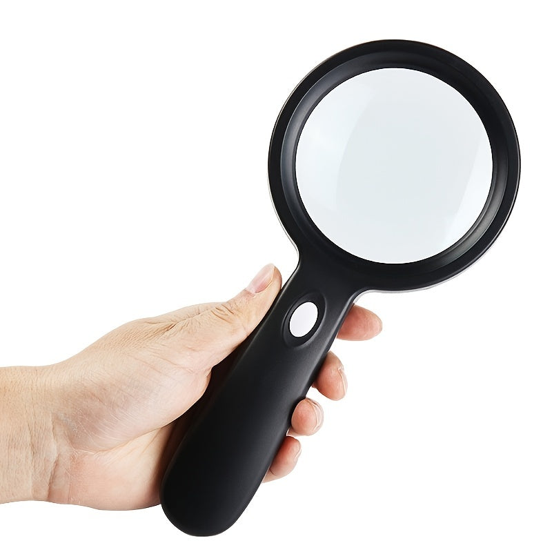 Lumora 10X Lighted Magnifying Glass Handheld with 12 LED for Reading & Repair 7