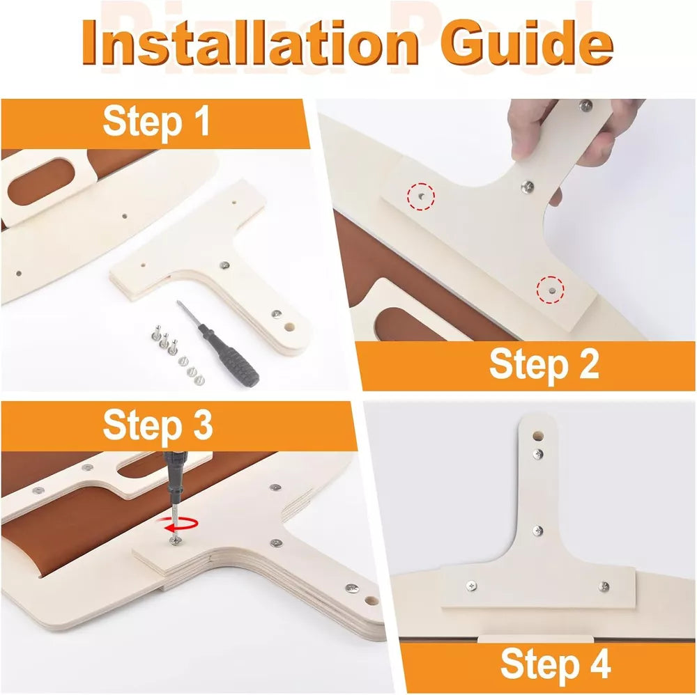 Luxora Sliding Pizza Peel – Easily Transfer & Serve Your Pizza 7