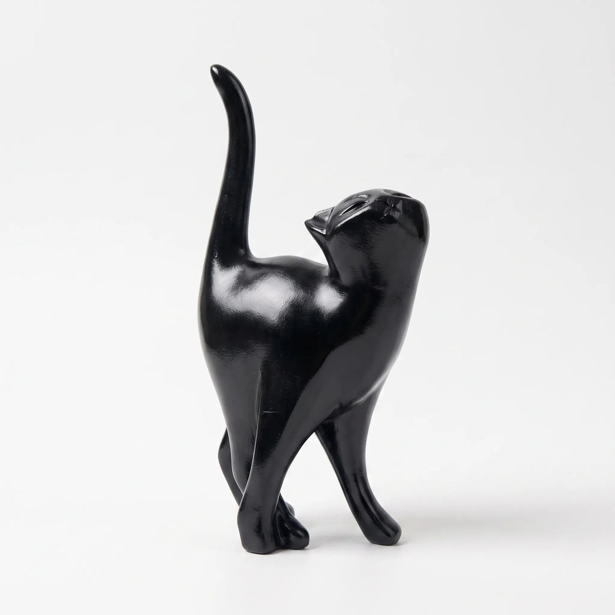 Minimalist Geometric Cat Figurine - Purrform 0