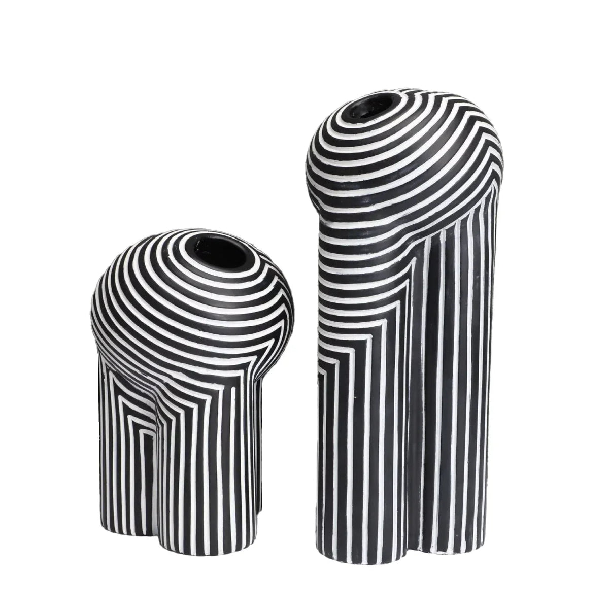 Noir & Blanc Vase Collection 6