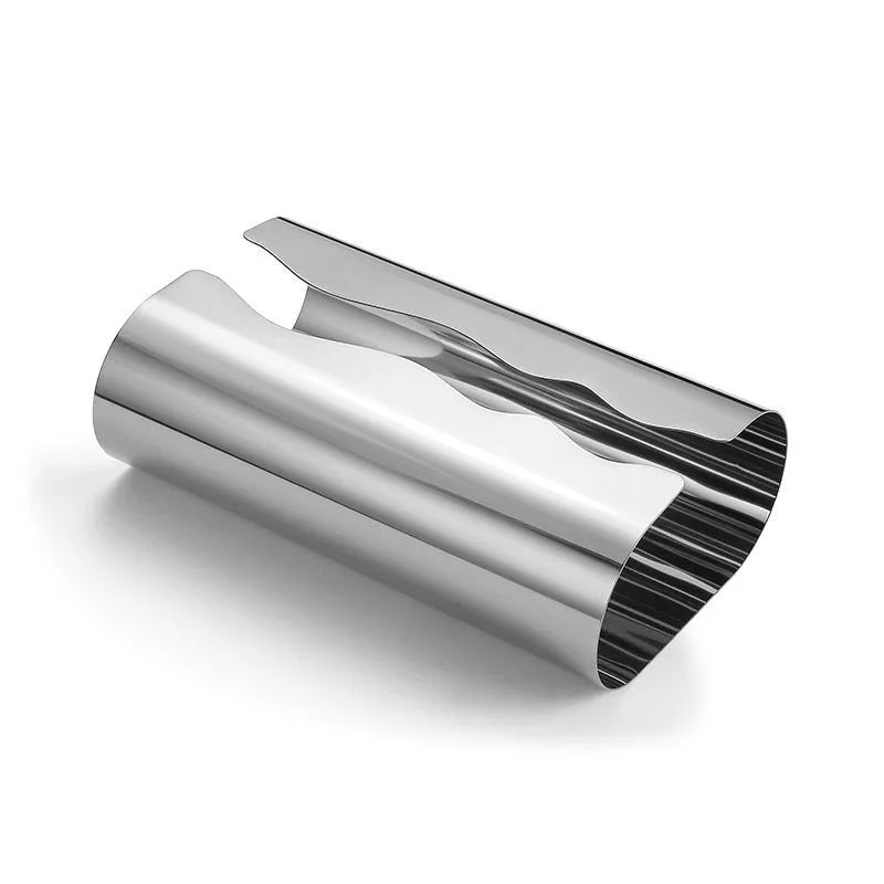 Nordic Stainless Steel Mirror Napkin Holder Desktop 7