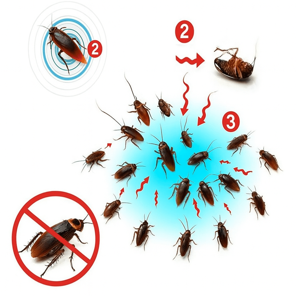 Royallure Cockroach Gel Bait Kit, Low-Odor Cockroach Killer Gel, Effective Pest Control 4