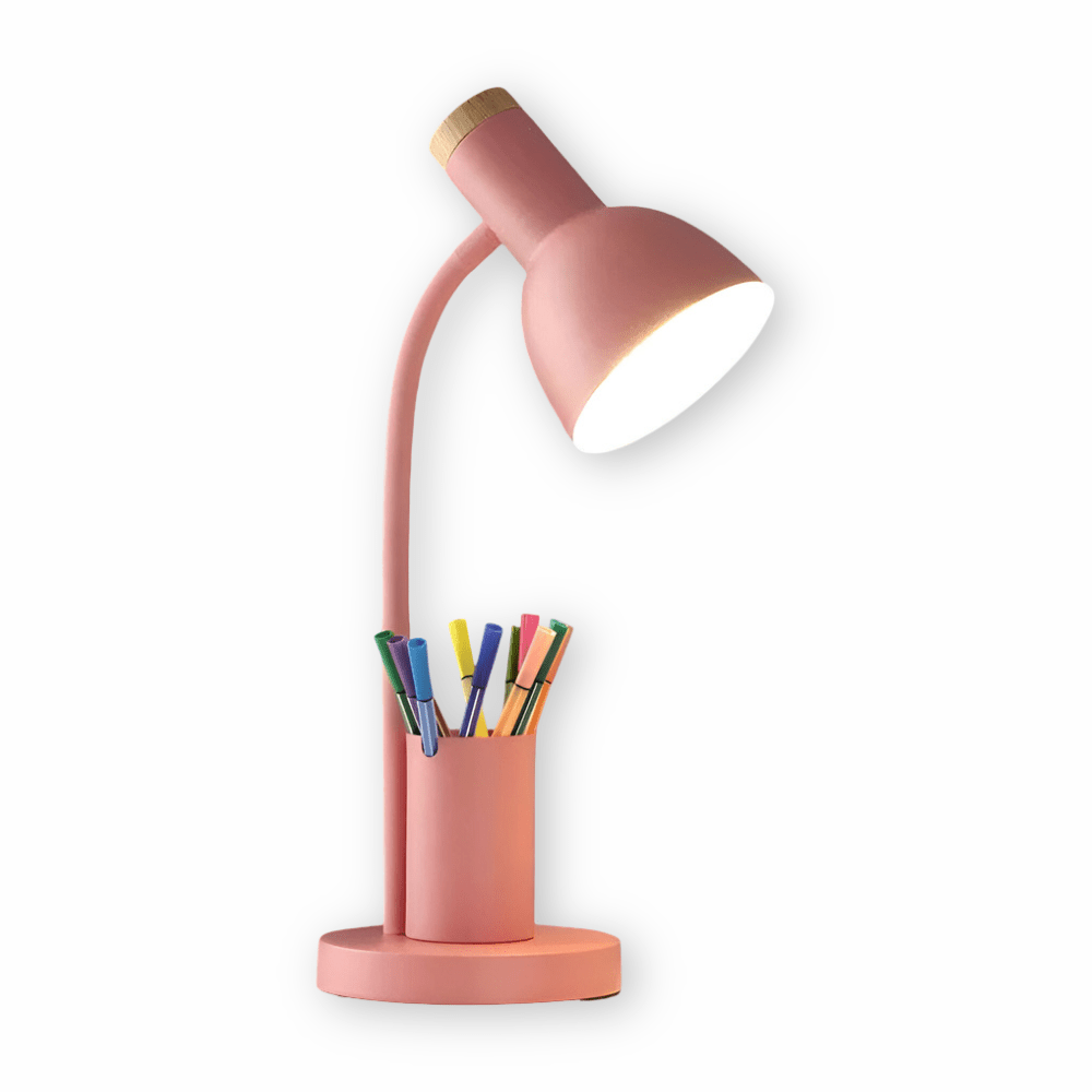 Royallure Modern LED Desk Lamp with Adjustable Color Modes and Pen Holder 11