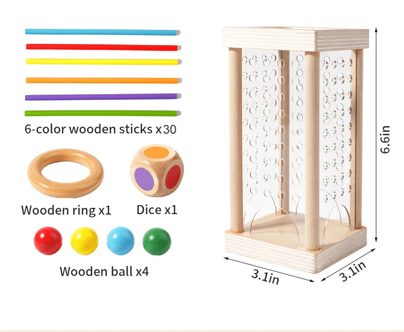 Royallure Montessori Counting Rods Set - Educational Learning Toys for 3-5 Year Olds 8