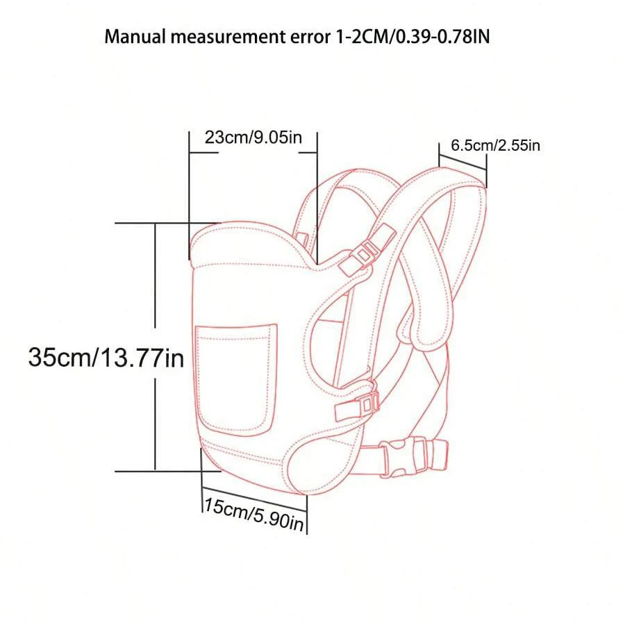 Sovere Multi-Functional Baby Carrier - Ergonomic Front & Back Carry for Newborns
