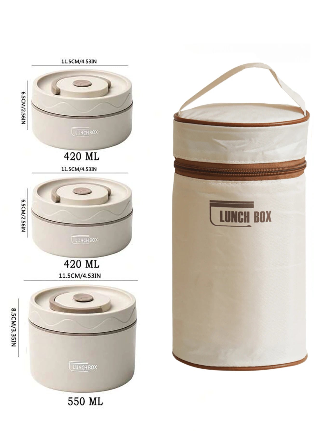 Sovere Insulated Lunch Box with Leak-Proof Design and Carry Bag for Kids