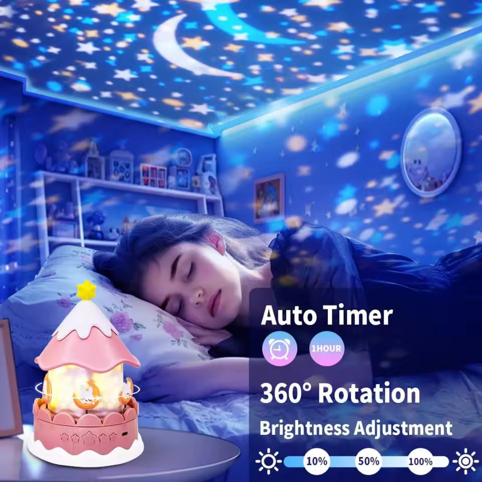 Majesta Galaxy Lamp Night Light Projector with 12 Themes and Music Function