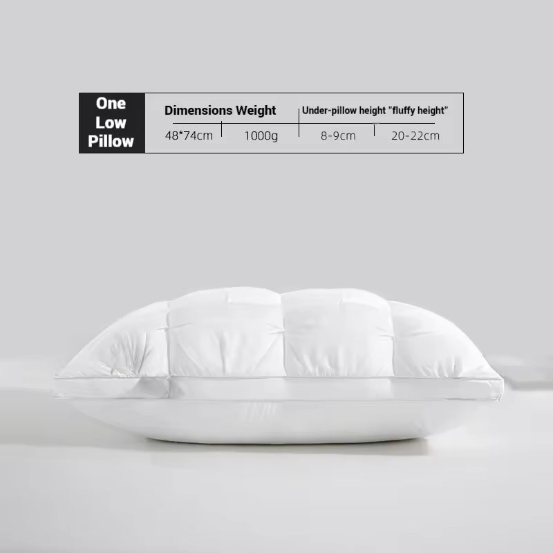 Elanor Goose Down Pillow | Luxurious Adaptive Support for Restful Sleep