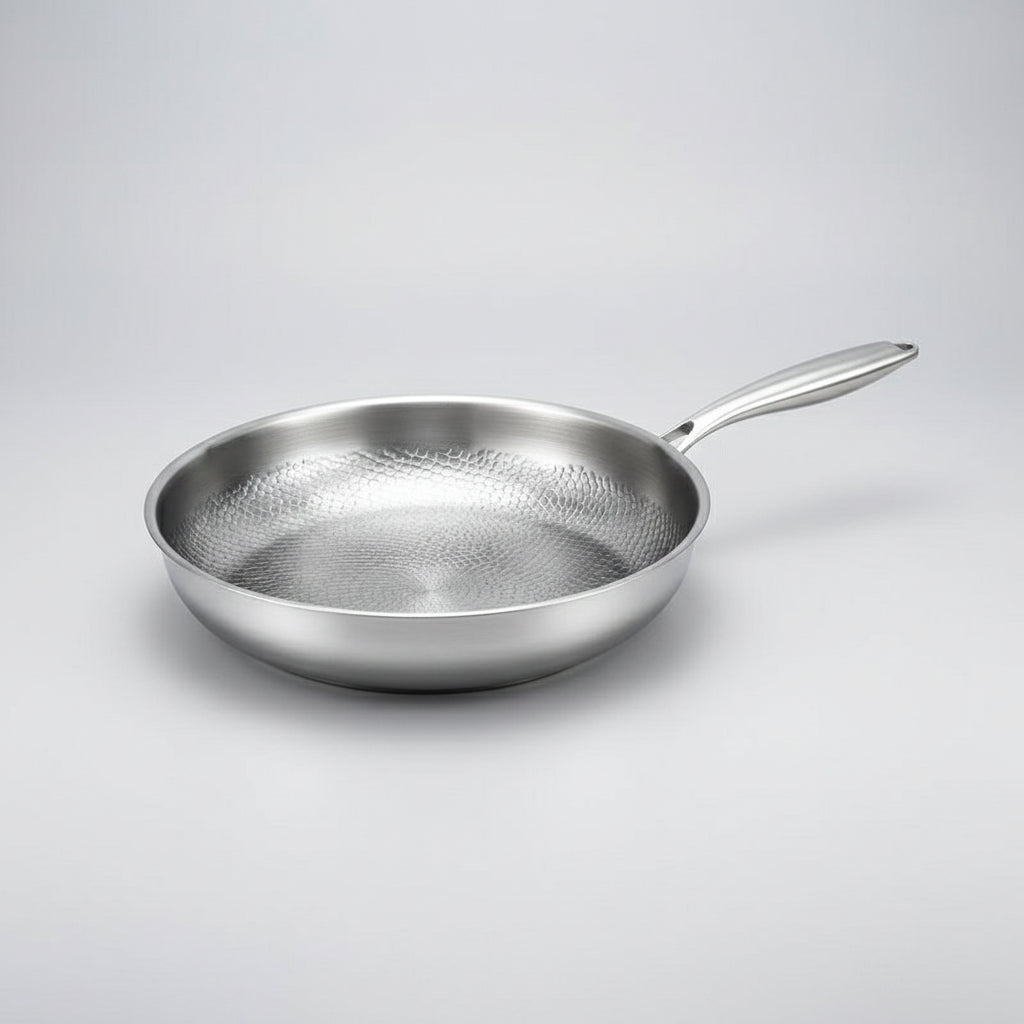 Sovere 12-Inch Hammered Titanium Non-Stick Frying Pan - Best Non Stick Pan for Precision Cooking 0