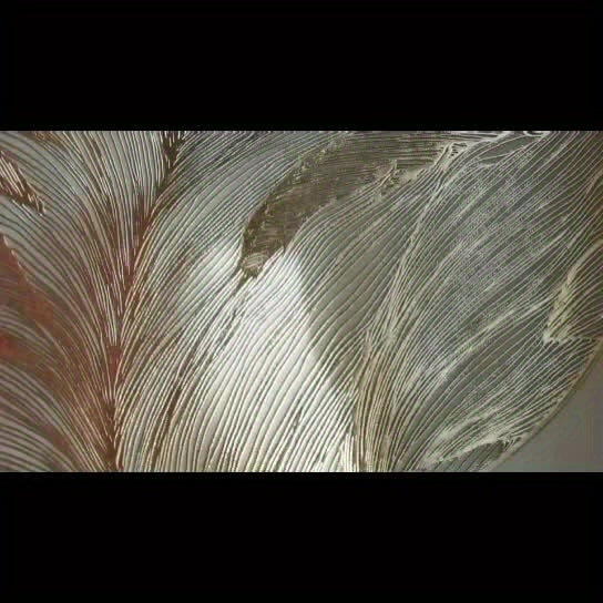 Sovere Round Gold Leaf Placemats Set of 6 - Heat-Resistant Table Mats 6