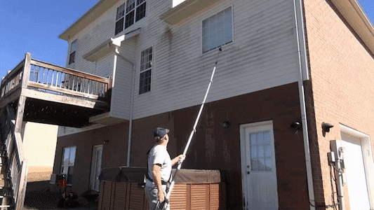Telescoping Pressure Washer Wand Set | 24FT Extension with Secure Locking System ? Safe Cleaning for High-Reach Areas 1