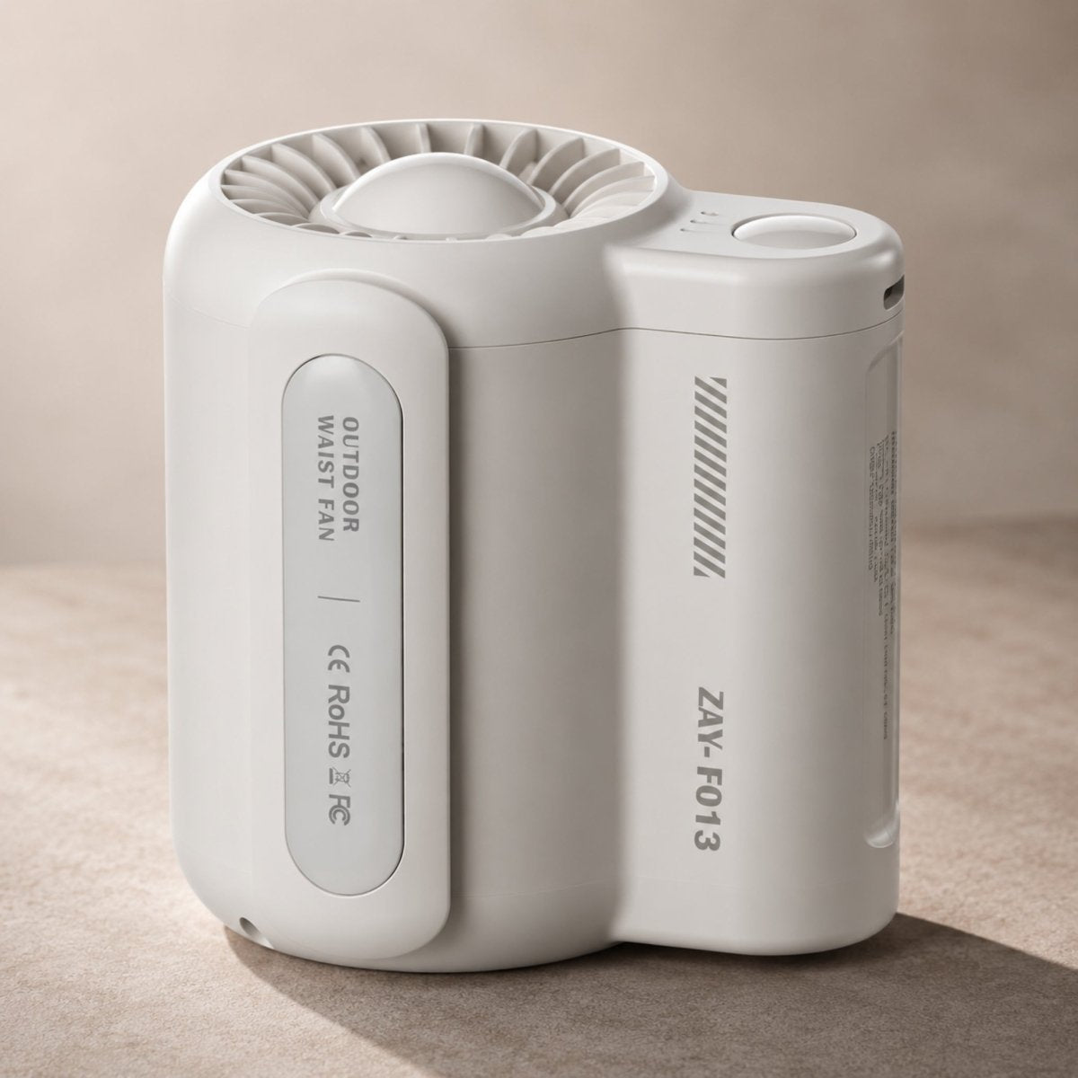 Wearable Waist Fan | Hands-Free Clip-On | 4500mAh Battery | Turbine Airflow | Portable 3