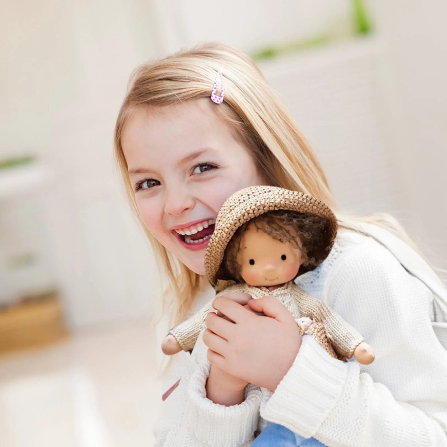 Sovere Soft Plush Doll for Imaginative Play - Cuddly Cotton Companion