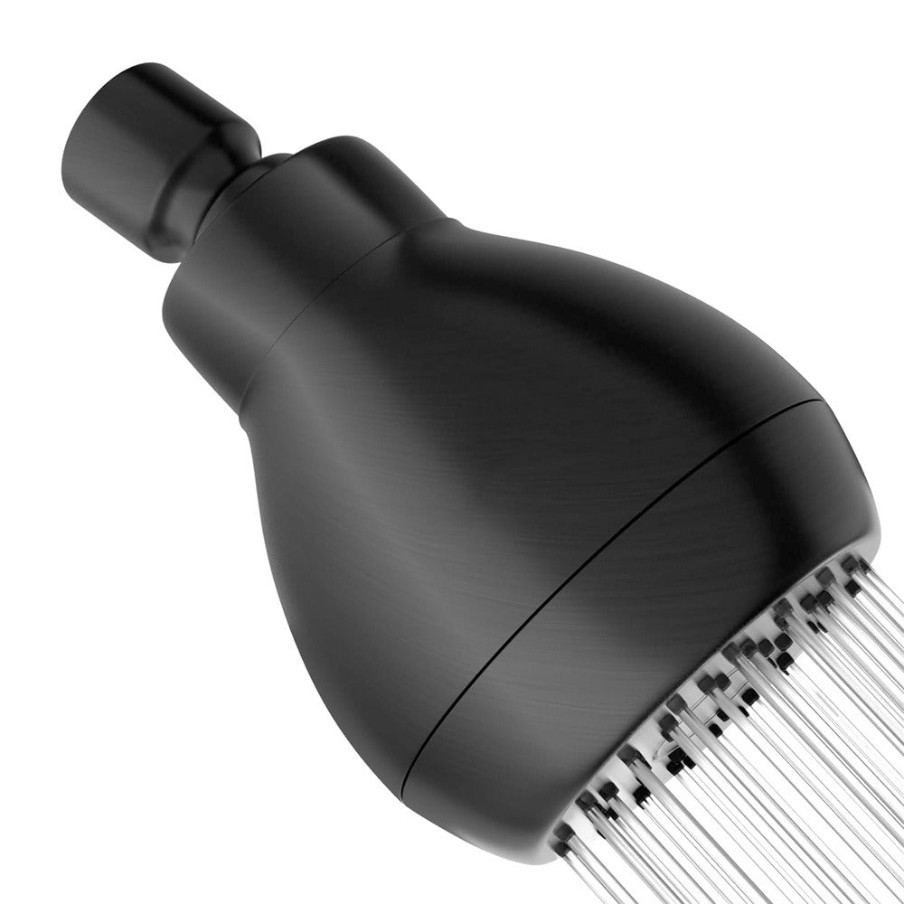 Eloria High Pressure Shower Head with Anti-Clog Nozzles, Chrome Finish G1/2" Brass