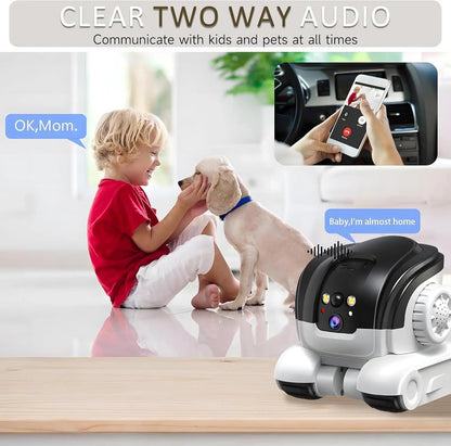 1080P Pet Camera | Two-Way Audio | Colour Night Vision 32ft | Motion Alerts | 32GB SD Card Included 4