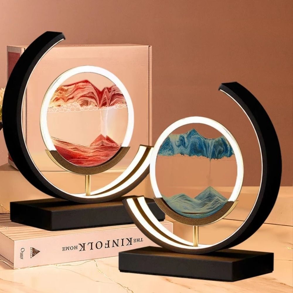 Sovere Sand Glow Lamp with Adjustable LED Lights and Soothing Sand Movement