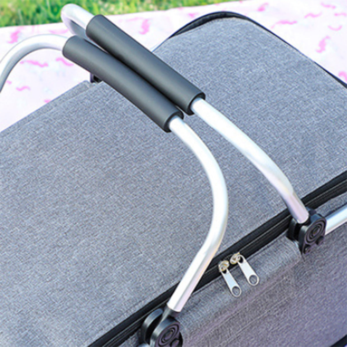Royelle Foldable Insulated Picnic Basket-18L Portable Cooler Bag Black