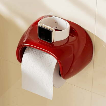 Royelle Self Adhesive Toilet Paper Holder With Phone Storage Shelf