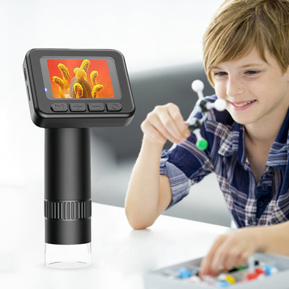 Royeva Portable Digital Microscope-HD Screen Camera For Science Learning And Kids