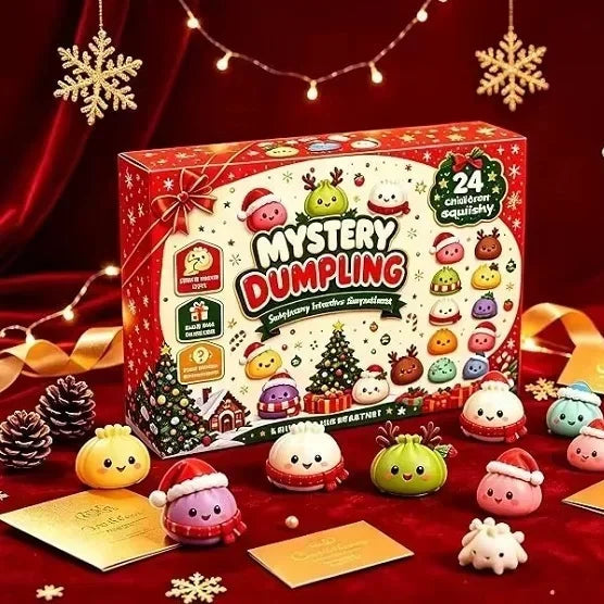 Royora Dumpling Squishy Advent Calendar 2026 24 Days Christmas Countdown Toy