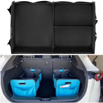 Royeva Foldable Car Trunk Organizer-Large Capacity Oxford Cloth Storage Box
