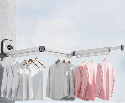 Royelle Wall Mounted Retractable Clothes Drying Rack-Space Saving Foldable