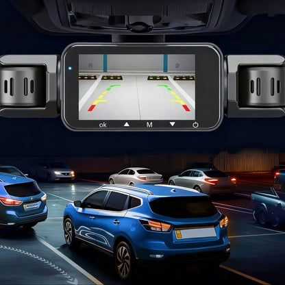 Novara 4K Quad-Camera Dash Cam System with WiFi - Night Vision & 32GB Storage Support