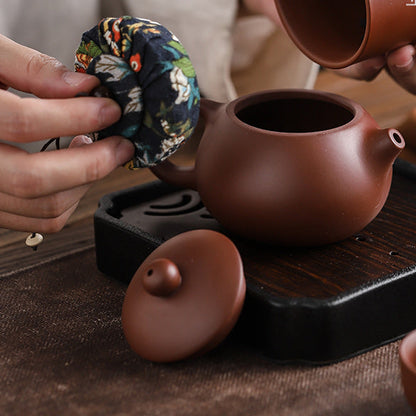 Royora Portable Clay Gongfu Tea Set with Travel Case