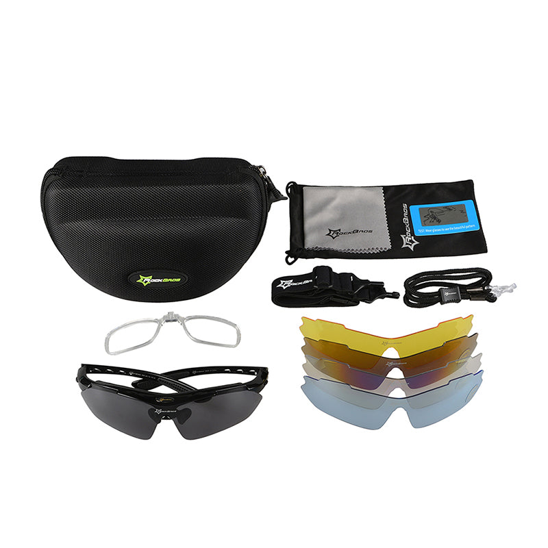 Royeva Polarized Cycling Sunglasses Interchangeable Sports Eyewear