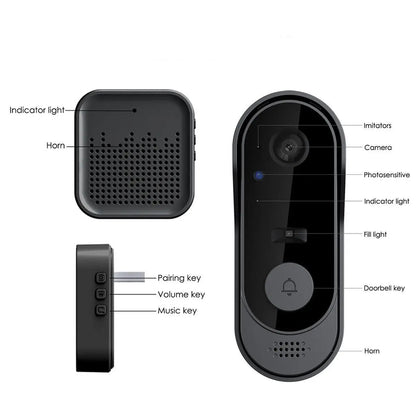 Novara Smart Video Doorbell Camera with HD Two-Way Audio and Motion Detection
