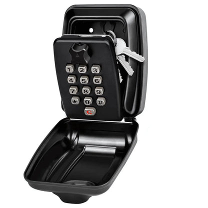 Eloria Wall Mount Key Safe Box with Code Lock - Weatherproof Outdoor Key Storage