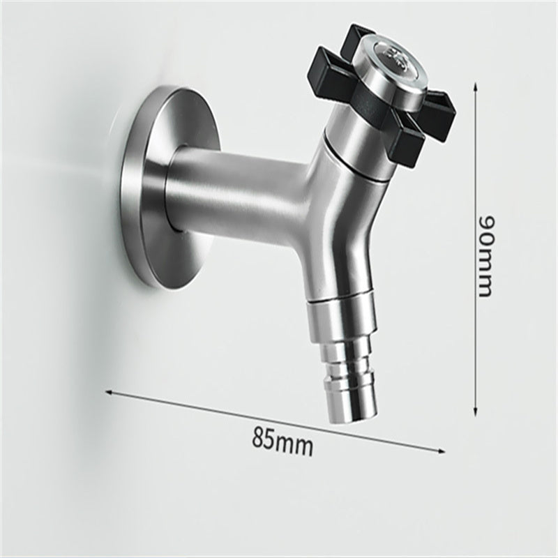 Royeva Wall Mounted Outdoor Garden Water Tap-Stainless Steel Brass Core Valve
