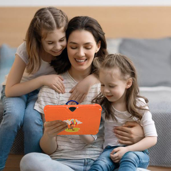 Eloria Kids AndroidTablet with Parental Controls & Shockproof Case - 4GB RAM, 64GB Storage