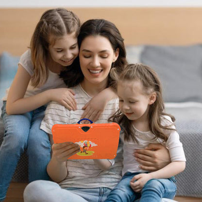 Eloria Kids AndroidTablet with Parental Controls & Shockproof Case - 4GB RAM, 64GB Storage