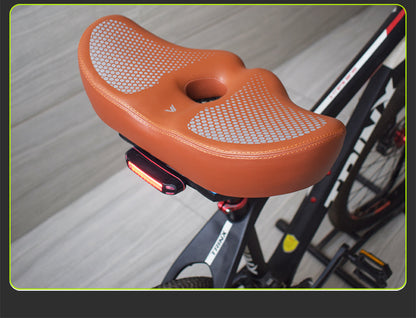 Eloria Oversized Nose-less Bicycle Saddle with Shock Absorption Ability